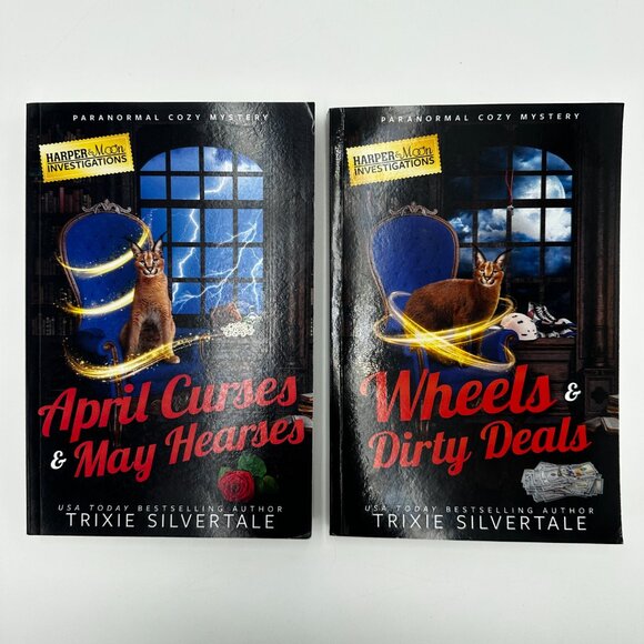 Harper & Moon Investigations Series Books 5 and 6 by Trixie Silvertale / TPB - Picture 2 of 15